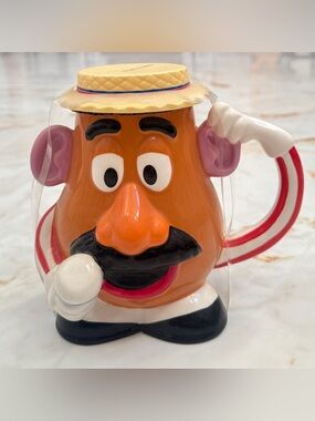 Mr. Potato Head Ceramic Mug - Orange with Pink Ears